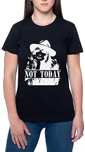 Not Today Beth Dutton Frauen T-Shirt Schwarz Rundhals Women Black Round Neck von BIOCLOD