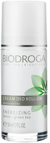 Biodroga Body Energizing Cream Deodorant ohne Aluminium 50 ml von BIODROGA