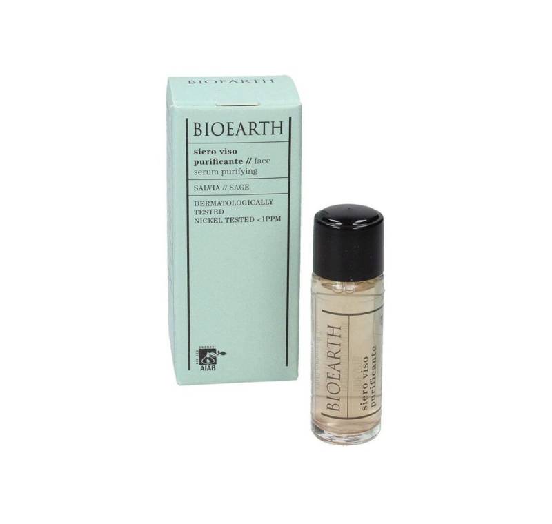 BIOEARTH Tagescreme Serum Gesicht reinigende mit Salbei 5ml bio von BIOEARTH