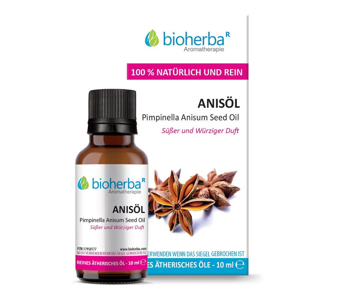 BIOHERBA R Pflege-Set Anisöl Reines ätherisches Öl 10 ml von BIOHERBA R