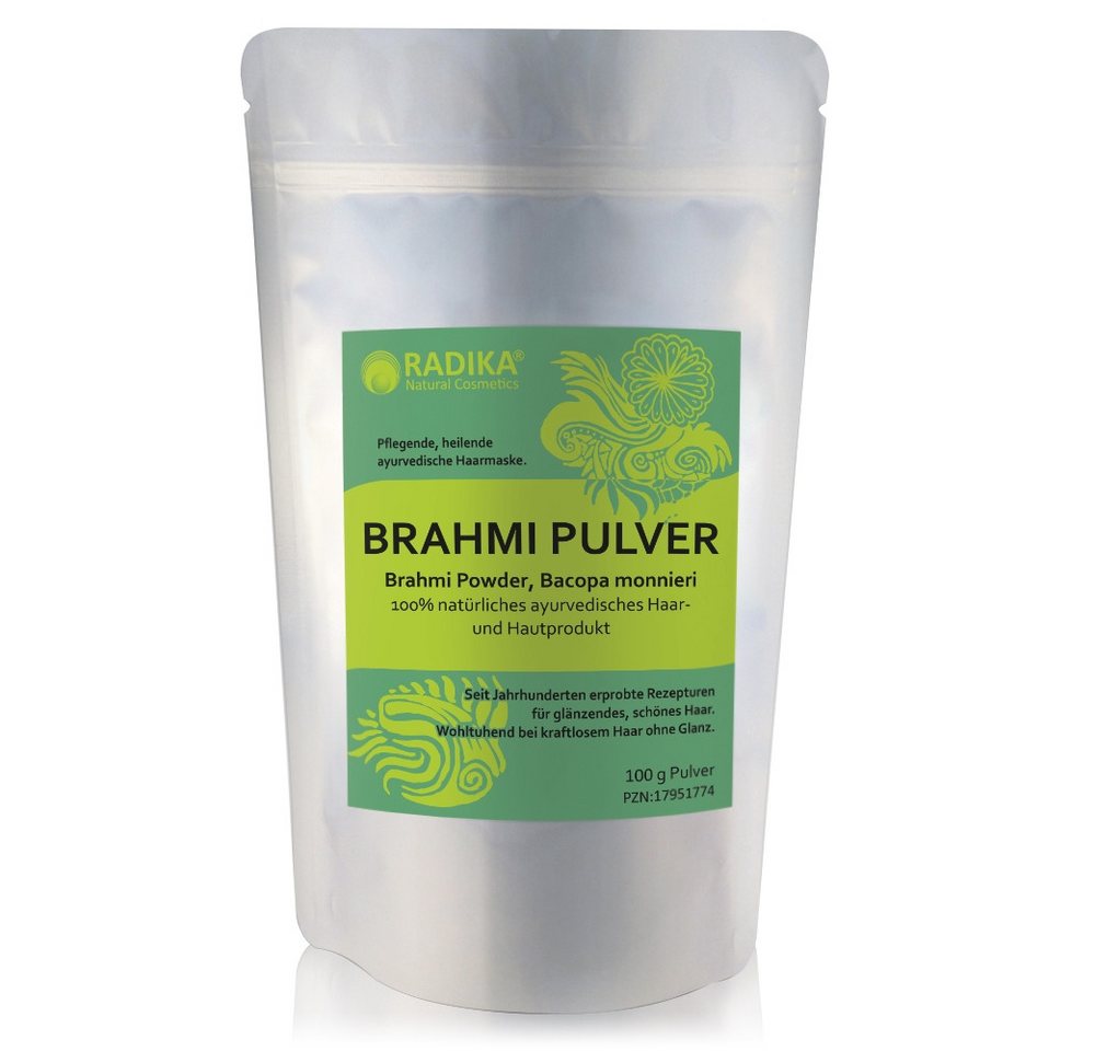BIOHERBA R Pflege-Set Brahmi Pulver Bacopa Monnieri 100 g von BIOHERBA R