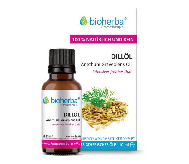 BIOHERBA R Pflege-Set Dillöl Anethum Graveolens Oil Reines ätherisches Öl 10 ml von BIOHERBA R
