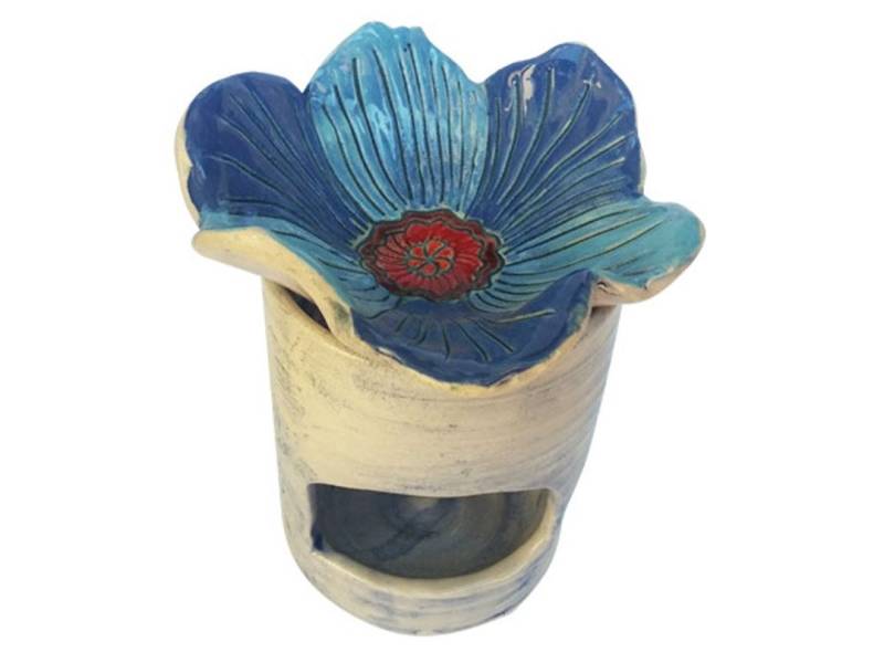 BIOHERBA R Pflege-Set Duftlampe Blaue Blume Vision von BIOHERBA R