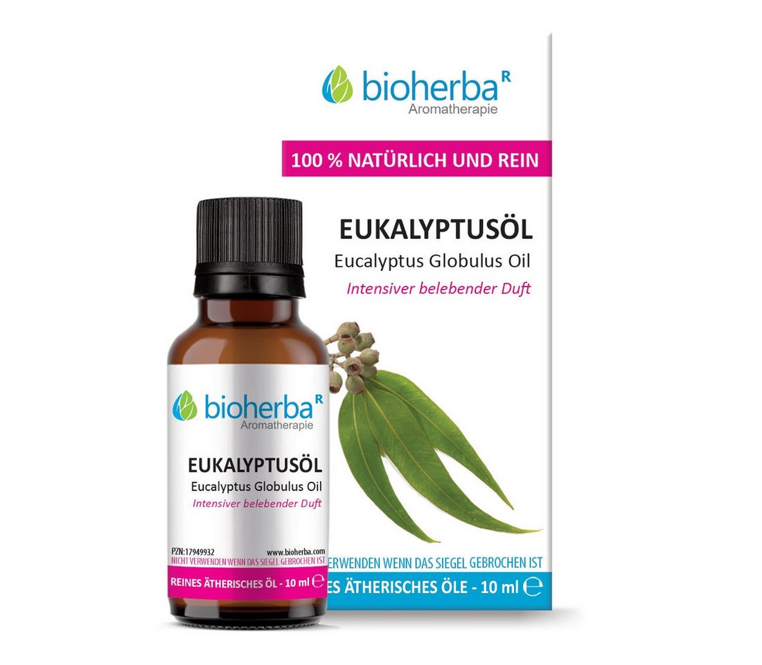 BIOHERBA R Pflege-Set Eukalyptusöl Reines ätherisches Öl 10 ml von BIOHERBA R