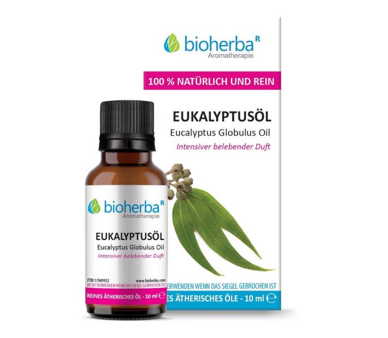 BIOHERBA R Pflege-Set Eukalyptusöl Reines ätherisches Öl 10 ml von BIOHERBA R