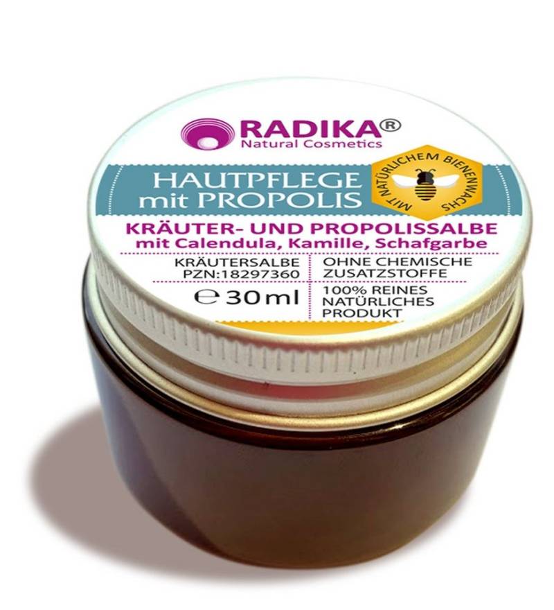 BIOHERBA R Pflege-Set Hautpflege mit Propolis Universelle Kräutersalbe 30 ml von BIOHERBA R