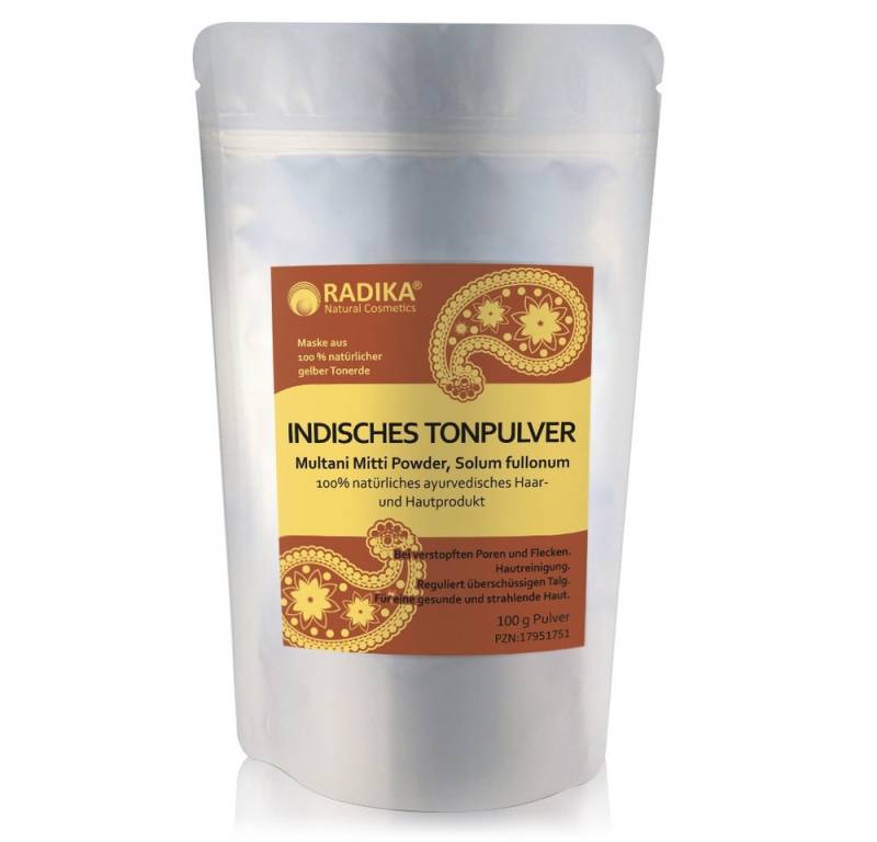 BIOHERBA R Pflege-Set Indisches Tonpulver Solum Fullonum 100g von BIOHERBA R