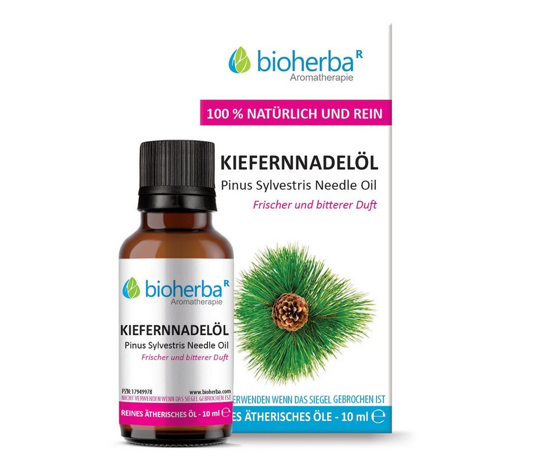 BIOHERBA R Pflege-Set Kiefernnadelöl Reines ätherisches Öl 10 ml von BIOHERBA R