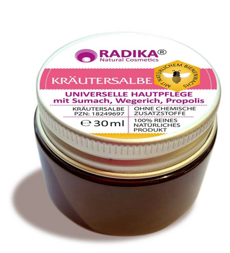 BIOHERBA R Pflege-Set Kräutersalbe Universelle Hautpflege mit Sumach 30 ml von BIOHERBA R