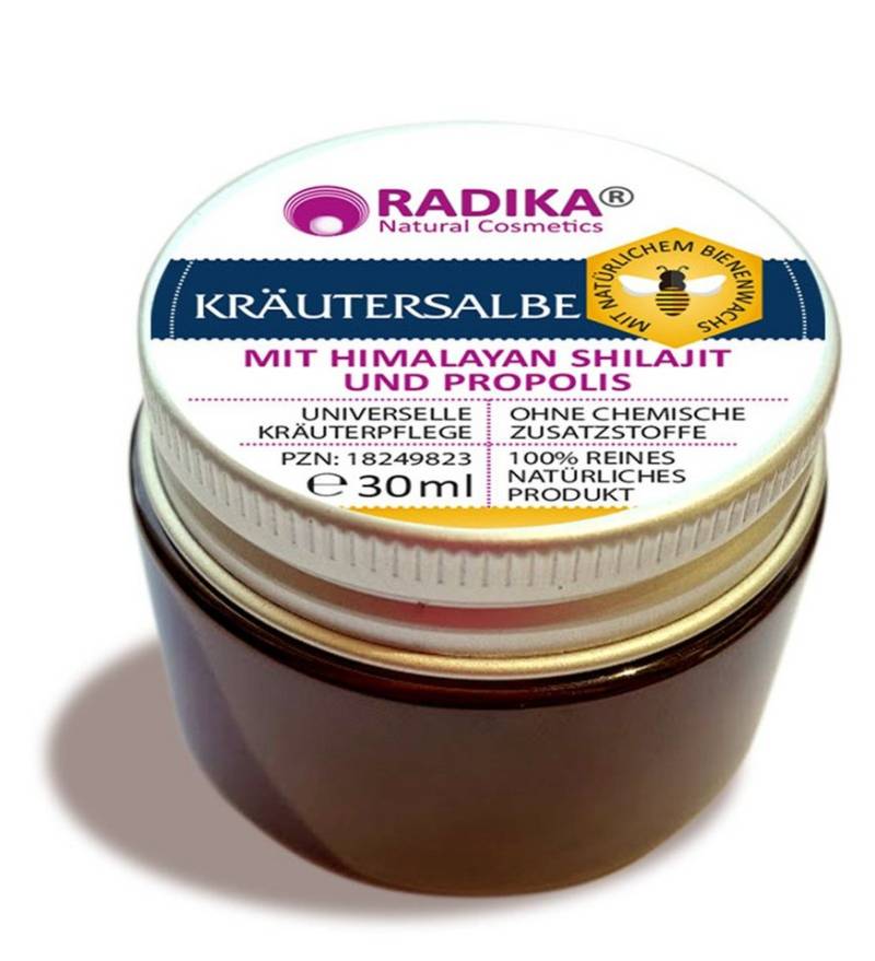 BIOHERBA R Pflege-Set Kräutersalbe mit Himalayan Shilajit und Propolis 30 ml von BIOHERBA R