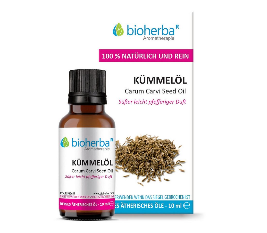 BIOHERBA R Pflege-Set Kümmelöl Carum Carvi Seed Oil Reines ätherisches Öl 10 ml von BIOHERBA R
