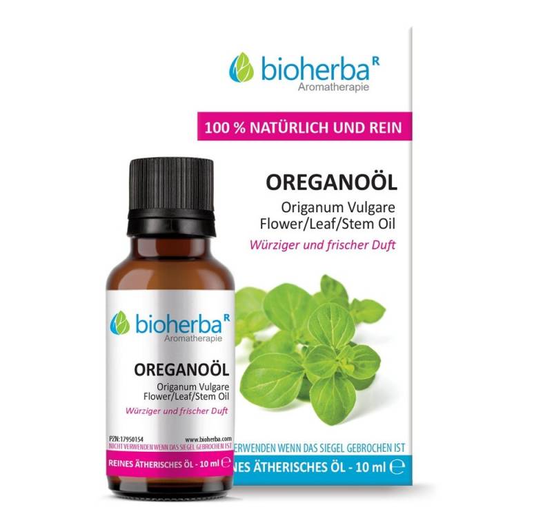 BIOHERBA R Pflege-Set Oreganoöl Reines ätherisches Öl 10 ml von BIOHERBA R