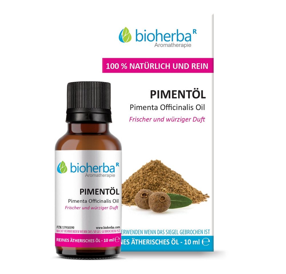 BIOHERBA R Pflege-Set Pimentöl Reines ätherisches Öl 10 ml von BIOHERBA R