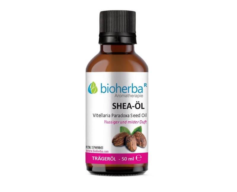 BIOHERBA R Pflege-Set Shea-Öl Vitellaria Paradoxa Seed Oil Reines Trägeröl 50 ml von BIOHERBA R