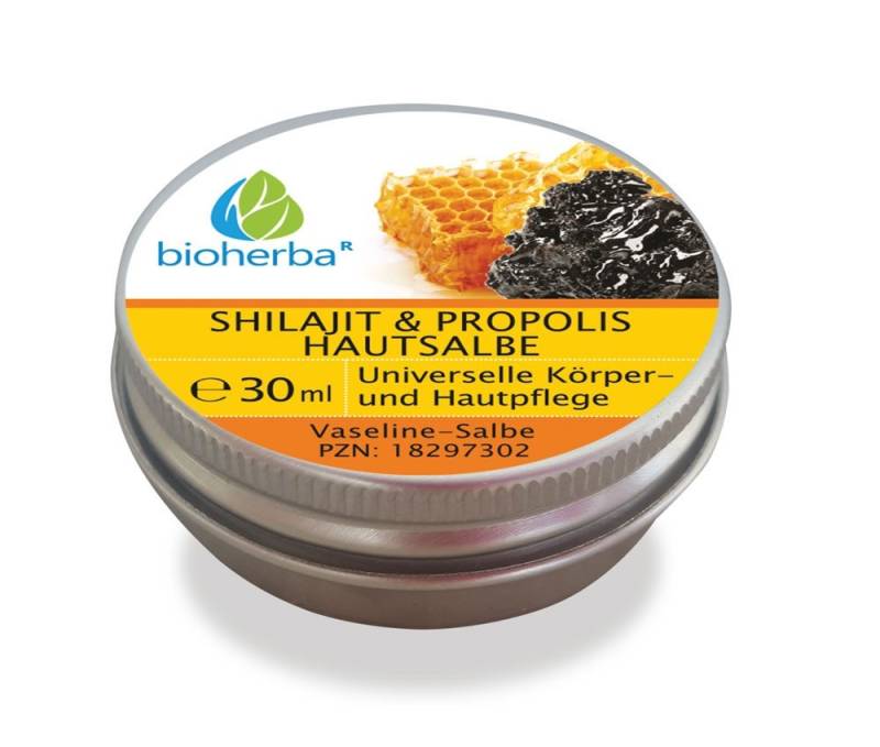 BIOHERBA R Pflege-Set Shilajit & Propolis Universelle Hautsalbe 30 ml von BIOHERBA R