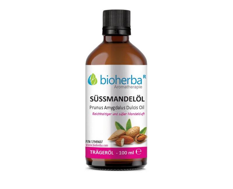 BIOHERBA R Pflege-Set Süssmandelöl Reines Süßmandel-Trägeröl 100 ml von BIOHERBA R