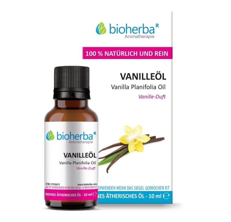 BIOHERBA R Pflege-Set Vanilleöl Vanilla Planifolia Oil Reines ätherisches Öl 10 ml von BIOHERBA R