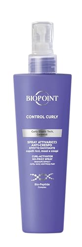 Biopoint Control Curly Leave-In Aktiv-Spray ohne Ausspülen, Anti-Frizz, remodellierend und belebend, definiert lockiges Haar und verleiht Körper und Ernährung, 200 ml von BIOPOINT