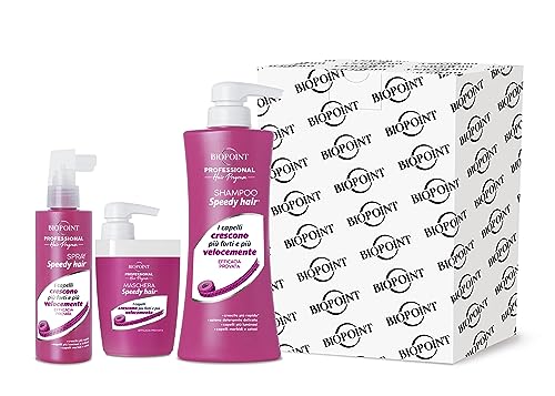 Biopoint Professional Hair Program SPEEDY HAIR Kit enthält Shampoo 400 ml + Maske 300 ml + Spray 200 ml, stärkt das Haar und macht es schneller wachsen von BIOPOINT