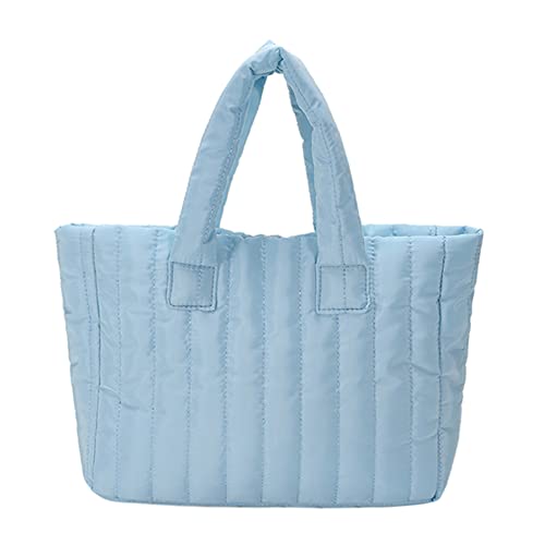 BIOSA Gesteppte Tasche mit Tragegriff, großes Fassungsvermögen, Baumwolle, gepolsterte Tasche for Damen, modisch, elegant for den Wochenendurlaub von BIOSA