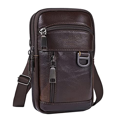 BIOSA Herren-Gürteltaschen, multifunktionale männliche Hüfttasche, mehrere Taschen, Reißverschluss, weich, tragbar, verstellbar, lässig for Outdoor-Sportarten von BIOSA