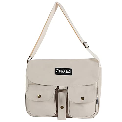 BIOSA Japanische Harajuku Umhängetasche Canvas Messenger Bag Männer, Frauen, Studenten, Mehrere Taschen Schulter Handtaschen Satchel-geschenk von BIOSA