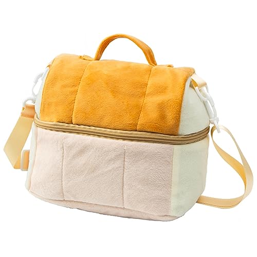 BIOSA Make-up-Organizer in Toastform mit großer Kapazität und Reißverschluss, Umhängetaschen, Kosmetik-Aufbewahrungstasche, Make-up-Tasche, Reise-Kulturbeutel for Männer und Frauen von BIOSA