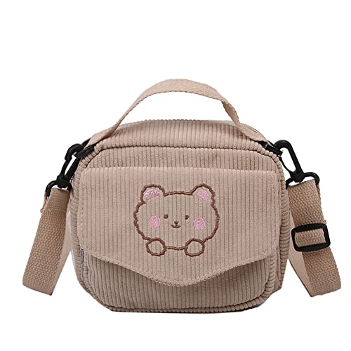 BIOSA Plüsch Umhäntasche for Damen Kinr, ta Süße Handtasche, Japanische Klappe Tasche t Vetellbare Umhäntasche, Weiche Handtasche for Einkaufen, sen, Schule von BIOSA