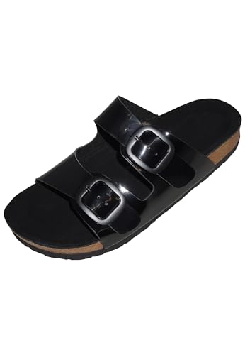 Biosoft Sandalen Damen Sommer Annie Black 40| Damen Schuhe Sommer Sandalen elegant mit bequem Fussbett | Damenschuhe Sommerschuhe von BIOSOFT Comfort & Easy Walk