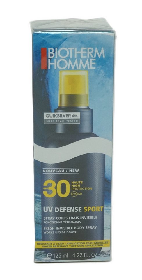 BIOTHERM Bodylotion Biotherm Homme SPF30 UV Defense Sport Body Spray 125 ml von BIOTHERM