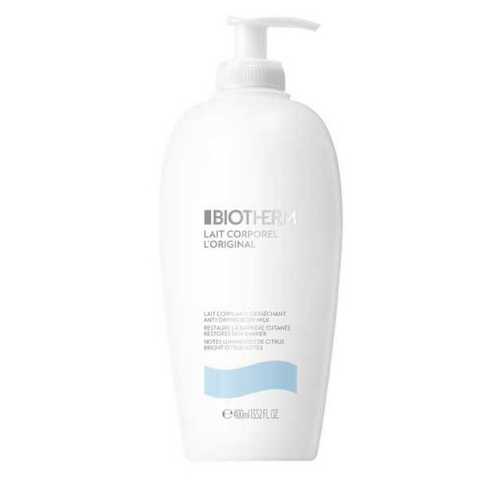 BIOTHERM Gesichts-Reinigungsmilch Lait Corporel Anti-Drying Body Milk 400ml von BIOTHERM