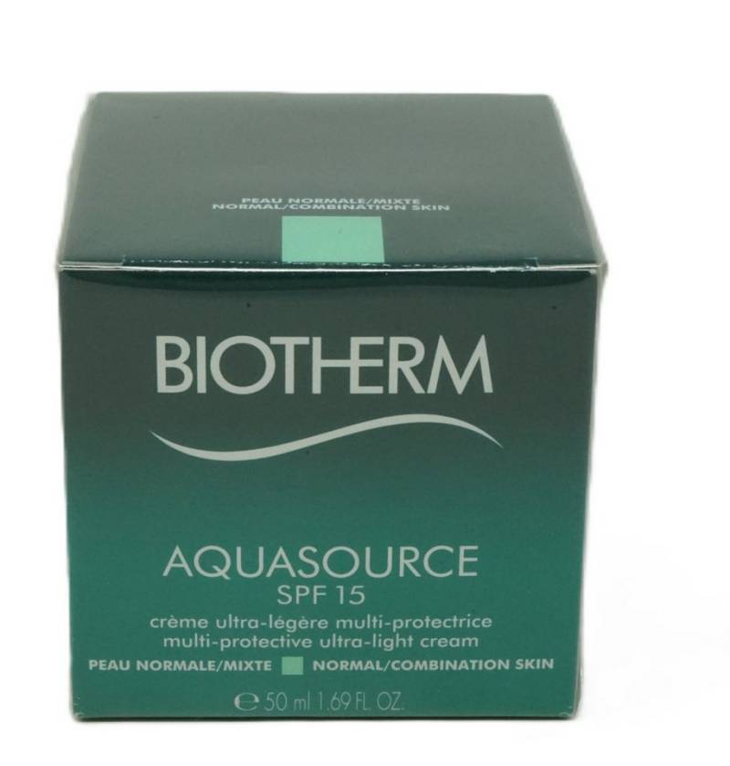 BIOTHERM Gesichtspflege Biotherm Aquasource Air Cream SPF15 Alle Hauttypen 50 ml von BIOTHERM