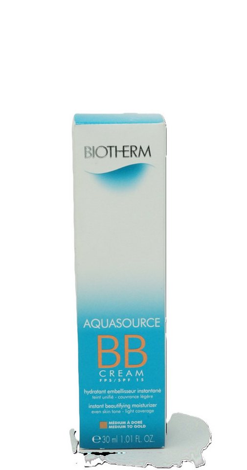 BIOTHERM Gesichtspflege Biotherm Aquasource BB Cream SPF15 Medium To Gold 30 ml von BIOTHERM