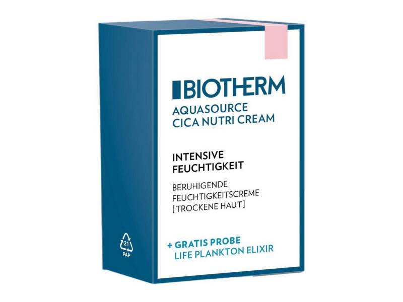 BIOTHERM Gesichtspflege-Set Aquasource Cica Nutri Cream Set = Aquasource CR PS 20ml + Life Plankto von BIOTHERM
