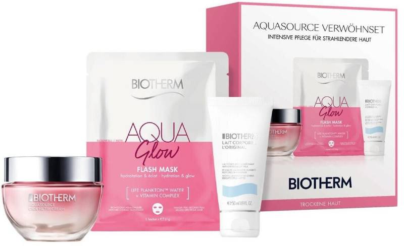BIOTHERM Gesichtspflege-Set Biotherm Aquasource Aqua Super Mask Glow Set, 3-tlg. von BIOTHERM