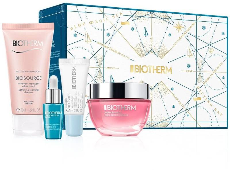 BIOTHERM Gesichtspflege-Set Biotherm Aquasource Cica Nutri Set (4pcs), 4-tlg. von BIOTHERM