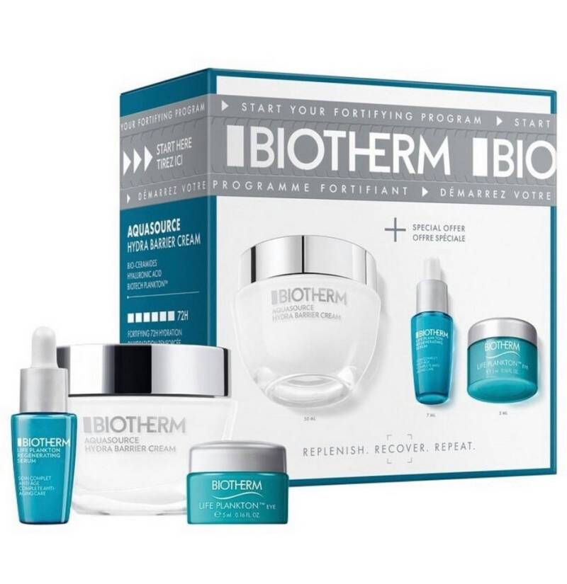 BIOTHERM Gesichtspflege-Set Biotherm Aquasource Hydra Barrier Routine Set, 3-tlg. von BIOTHERM