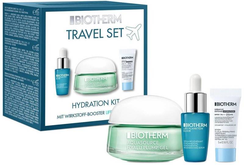 BIOTHERM Gesichtspflege-Set Biotherm Aquasource Hydration Kit Travel Size (3pcs), 3-tlg. von BIOTHERM