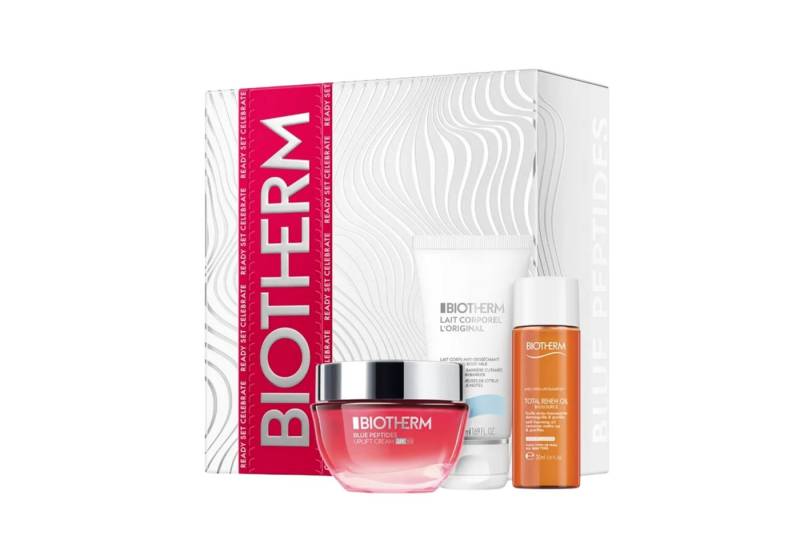 BIOTHERM Gesichtspflege-Set Blue Peptides Uplift Cream SPF 30 Set, 3-tlg. von BIOTHERM