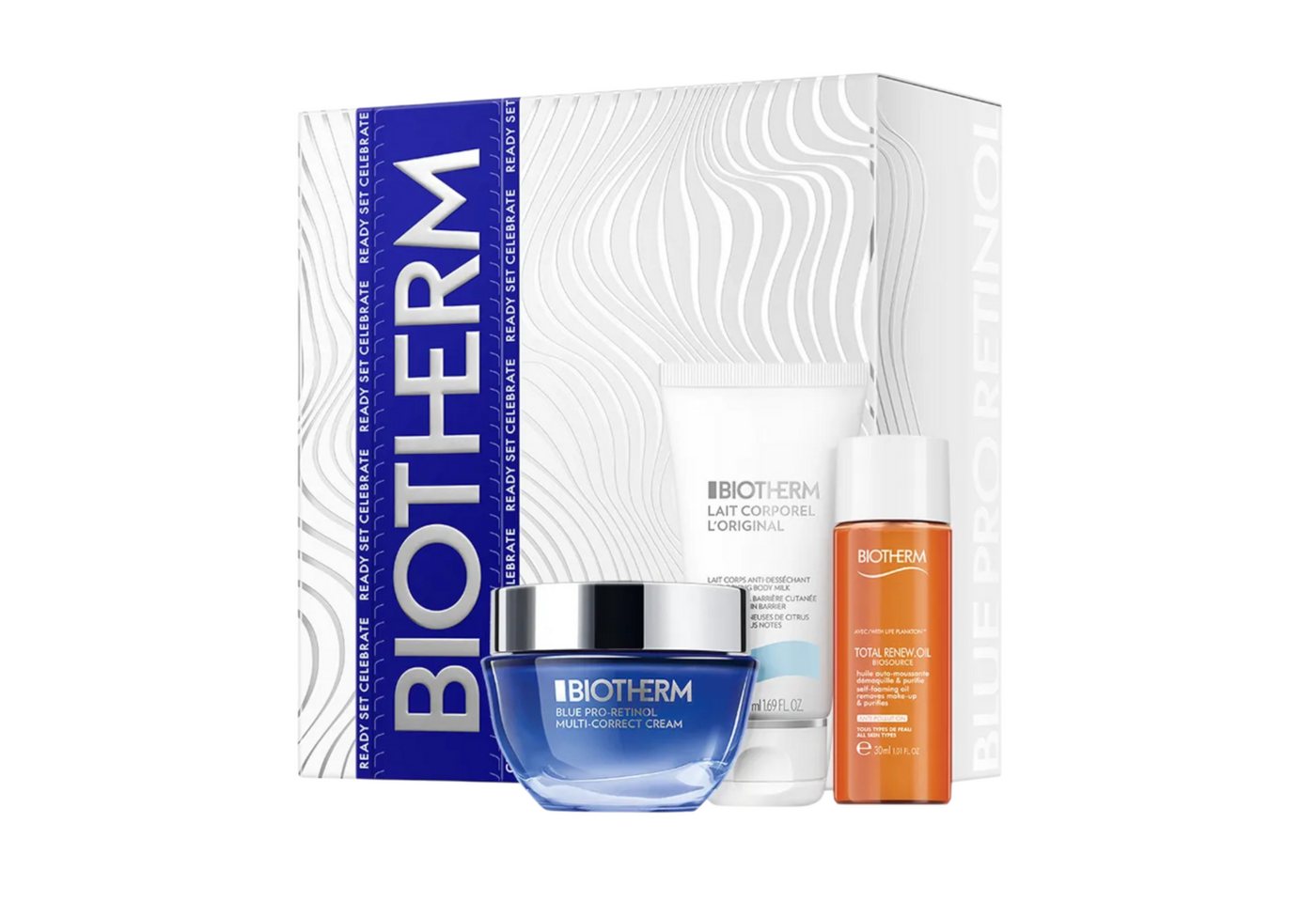 BIOTHERM Gesichtspflege-Set Blue Pro-Retinol Multi Correct Set 50 ml, 3-tlg. von BIOTHERM