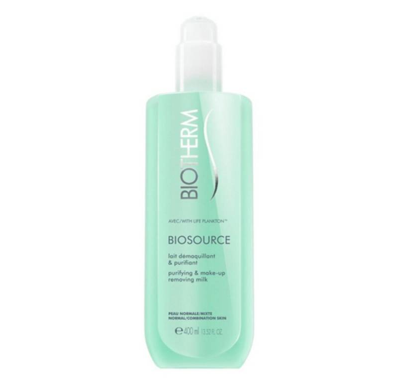 BIOTHERM Make-up-Entferner Gesichtsmaske Biosource Purifying & Makeup Removing Milk 400ml von BIOTHERM