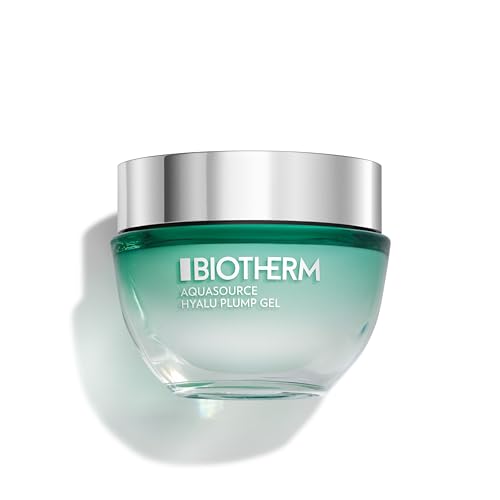 BIOTHERM Aquasource Hyalu Plump Gel, mit Life Plankton und wertvoller Hyaluronsäure, erfrischende Tagespflege für strahlende Haut, Feuchtigkeitsgel für Damen, geeignet für Mischhaut, 50 ml von BIOTHERM