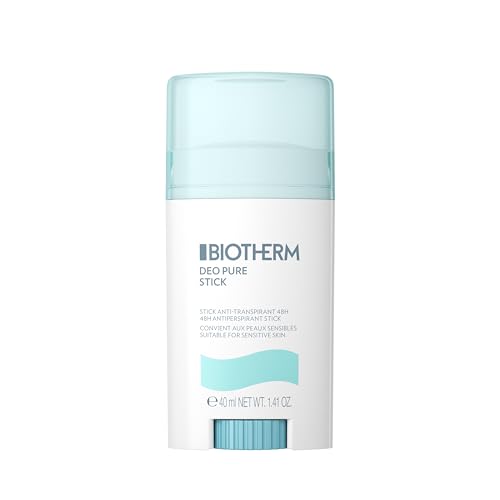 Biotherm Deo Pure Stick, antitranspirantes Deodorant für Damen, erfrischender Deostift mit 48 Stunden-Wirkung gegen Schweiß und Achselnässe, mit belebendem Duft, 40 ml von BIOTHERM