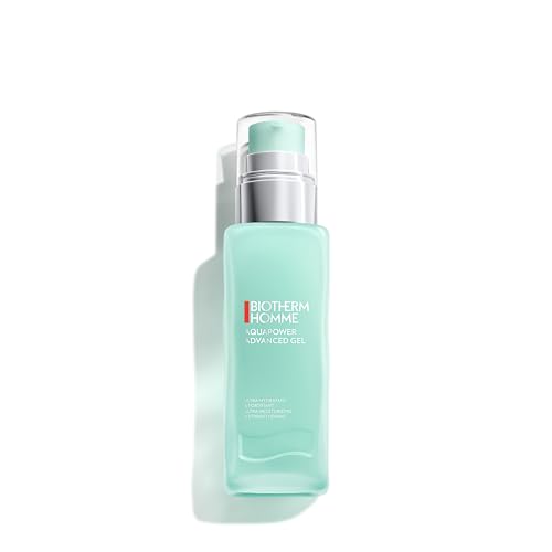 Biotherm Homme Aquapower Advanced Gel, mit Life Plankton und Oligo-Mineralien, erfrischendes Gesichtsgel für Männer, intensive Tagespflege für vitalisierte Haut, 75 ml von BIOTHERM