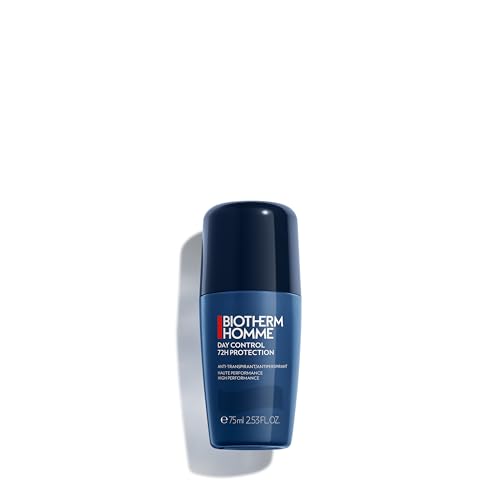 BIOTHERM Homme Day Control 72H Deo Roll-On, 72 Stunden Anti-Transpirant Herren Deo, wirksamer Schutz vor Schweißgeruch, für empfindliche Haut und alle Hauttypen, wirkt pflegend und beruhigend, 75 ml von BIOTHERM