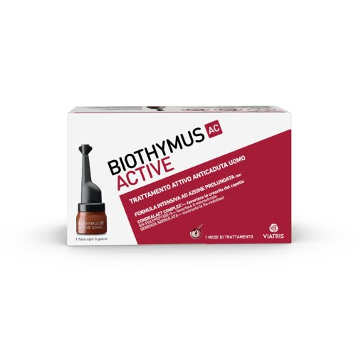 Biothymus Ac Active Aktive Anti-Fall-Behandlung für Herren, intensive Formel mit verlängerter Wirkung, 10 Ampullen Biothymus Ac Active Aktive Anti-Fall-Behandlung für Herren, intensive Formel mit verlängerter Wirkung, 10 Ampullen von BIOTHYMUS