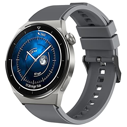 BIRDTOBR Armband für Huawei Watch GT3 Pro 46mm, GT3 46mm, 22mm Ersatzarmband Silikon Armbänder Sports Strap für Huawei Watch GT 4 46mm, GT2 46mm, GT2 Pro, GT 2e, GT, GT Runner von BIRDTOBR