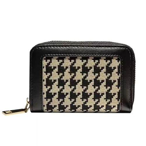 BIRJXVTO Kartenetui Damen-Multikartenetui in 2 Farben erhältlich Kartenhüllen(Black) von BIRJXVTO