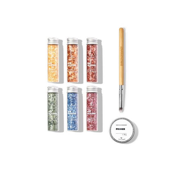 BIRKENSPANNER Biologisch abbaubarer Glitzer | 6er Rainbow Set BIRKENSPANNER Biologisch abbaubarer Glitzer | 6er Rainbow Set von BIRKENSPANNER
