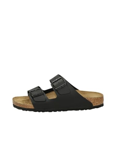 ARIZONA - SANDALO CON DOPPIA FASCIA E CHIUSURA CON FIBBIE 45/SAFFIANO BLACK-N von BIRKENSTOCK